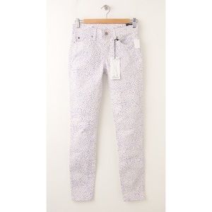 Gap Purple Dot Legging Jeans